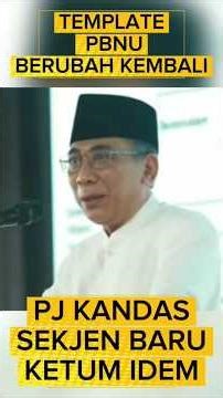 Muhibbin Habaib's Mainstay PJ Fails‼️PBNU Has a New Secretary General‼️