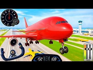 Flight Airplane City Pilot Simulator - Plane Boeing Emergency Landing - Android Gameplay