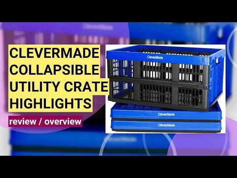 Review: CleverMade Collapsible Utility Crate - Versatile Storage Solution