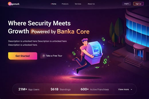 Modern Digital Banking with Seamless UI/UX