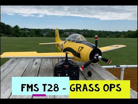 FMS T28 Trojan Grass Ops.