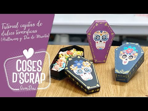 Tutorial Cajitas para dulces Terroríficas (Halloween y Día de Muertos)