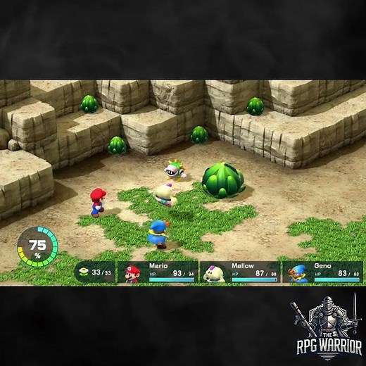 Mario RPG – Turn-Based Battle Example 🎲 Classic JRPG Action! – The RPG Warrior