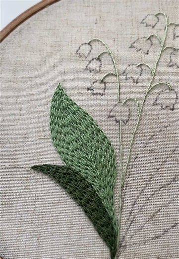 Lily of the Valley Hand Embroidery Tutorial