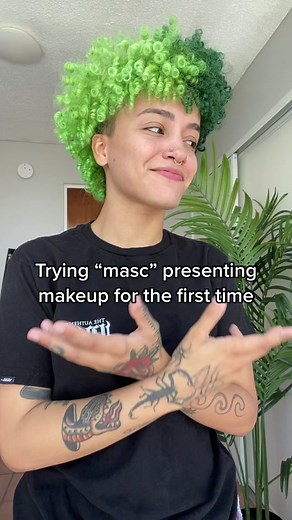 Exploring Masc Makeup for the first time | FtM Transformation