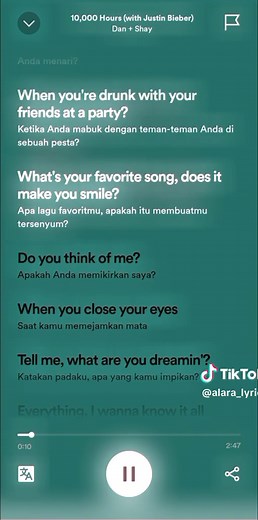 10,000 hours{ with Justin Bieber} Dan Shay✨ #10000hours #fyp #xyzbca #lyrics #dan #shay #lirik #lirikdanterjemahan #virallagu #terjemahan #xh #viralsong #fypシ