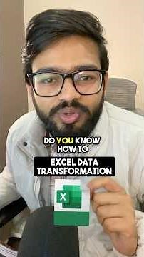 How to Transform Data in Excel | Python in Excel #excel #exceltips #shorts