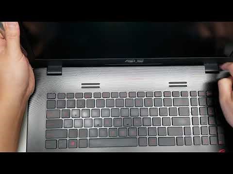 ASUS GL752V GL752VW Disassembly SSD RAM Hard Drive Upgrade Repair