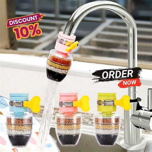 Tired of rusty or smelly tap water? 🚰 Upgrade your kitchen with our 6 Layers Faucet Water Filter by Mini Mart by Alina! 🌿 It removes chlorine, dirt, and impurities — giving you fresh, clean water instantly. 💦 ✅ Easy to install ✅ Long-lasting filtration ✅ Fits most taps 💧 Pure water. Better health. Shop now and make every drop count! 🌸 Website: www.minimartbyalina.pk #MiniMartByAlina #YourTrendYourStyle #HomeCareWithAlina #SmartLivingByAlina #EverydayEssentials #6LayerFilter #AntiRustFilter 