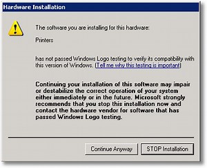 Install Printer Driver Programmatically Change