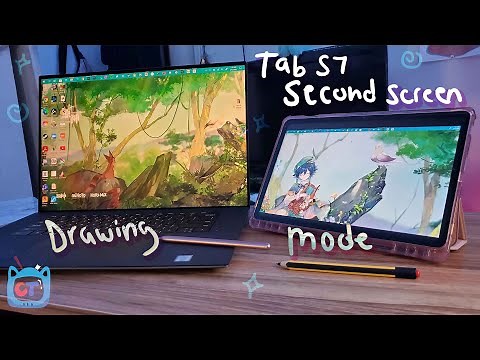 ✏️Tab S7 Wireless Second Screen Feature 🌱Does the Wireless Drawing Mode works?