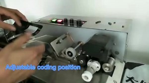 Expiry Date Hot Ink Roll Coding Machine MY380 Batch Number Printing Machine Date Printer Printing Machine for Packing
