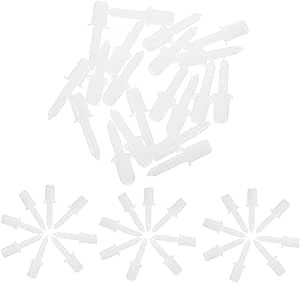 Angoily 80pcs Plantation Shutter Repair Pins Durable Plastic Replacement Pins for Louvers Window Shutters Easy to Install Repair Tools Kit