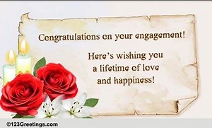 Best Wishes On Your Engagement!