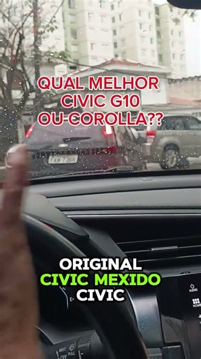 qual melhor Civic g10 ou Corolla? #civicbrasilclube