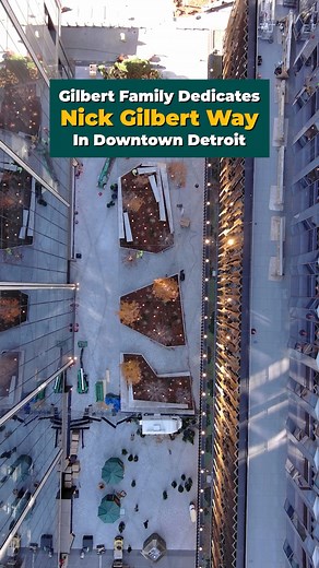 ✨Honoring a Legacy, Inspiring a City✨ Today, Detroit will celebrate the grand opening of Nick Gilbert Way, a new public plaza at the Hudson's Detroit development, dedicated to the life and spirit of Nick Gilbert. The late son of Dan and Jennifer Gilbert, who passed away in May 2023 at the age of 26 from neurofibromatosis (NF). Named in memory of Nick, whose courage and optimism inspired countless Detroiters, this vibrant new gathering place will feature art, events, and a cozy French-inspired co