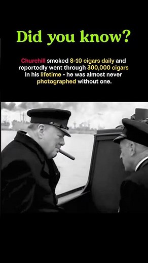 Winston Churchill’s Legendary Cigar Habit