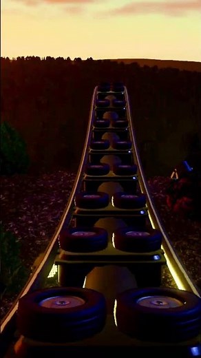 Would you ride this?😬 #planetcoaster #rollercoaster #coasterculture #amusementpark #coaster #ride