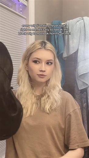 ‘k’ on Instagram: "one thing about wigs: they will always look so unnaturally massive on my head. at this point I don’t know if it’s the wig having too much hair or my own hair being too thin LOLL but anyways, this is how I made the wig on my most recent @kaycores post mwahaha!"