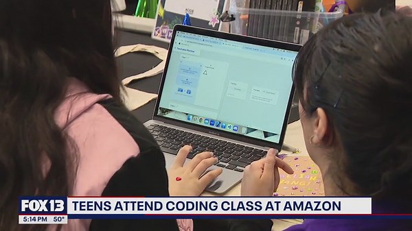 Girls code the future: Inside an AI workshop at Amazon
