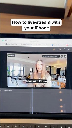 How to livestream with your iPhone (clean setup with overlays and multi streaming)