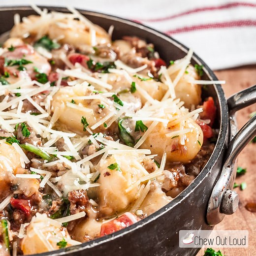 30-Minute, One-Pan Gnocchi with Sausage