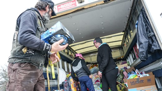 Watch motorcyclists deliver toys in 45th Annual Anderson Toy Parade
