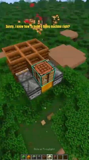 Flying Machine #minecraft #minecraftredstone