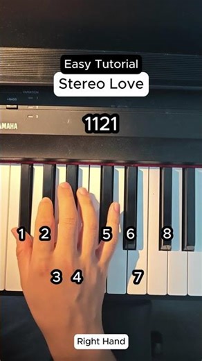 Stereo Love Piano Tutorial #piano #pianotutorial #stereolove