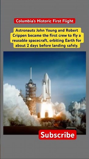 First Space Shuttle Launch 🚀 Columbia STS‑1 Historic Mission#SpaceShuttle #ColumbiaSTS1