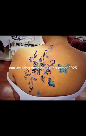 Reviving Glitter Tattoos: Summer 2025 Trends