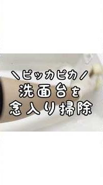 【完璧すぎ】洗面台を念入り掃除！