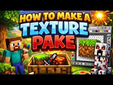 HOW TO MAKE TEXTURE PACK FREE