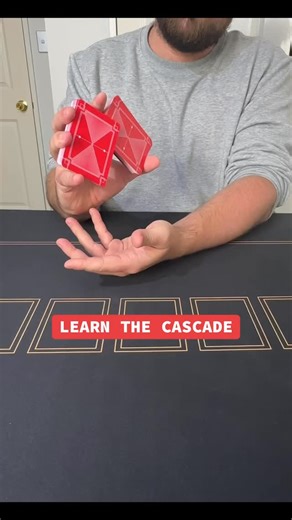 Chipistry | The cascade shuffle step by step ⬇️ Step 1: Hold the deck with face of cards facing your cascade hand. Step 2: Faro Step 3: Open up... | Instagram