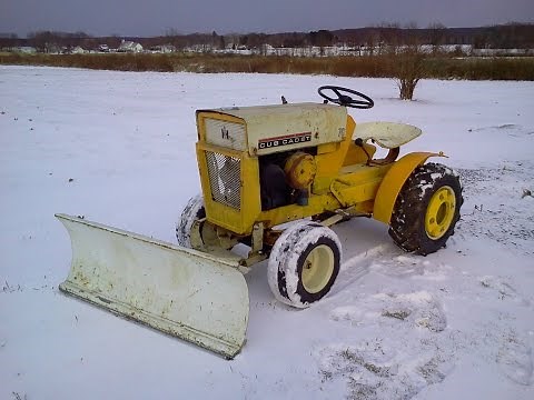 1964 Cub Cadet 100 Snow Plow Installation