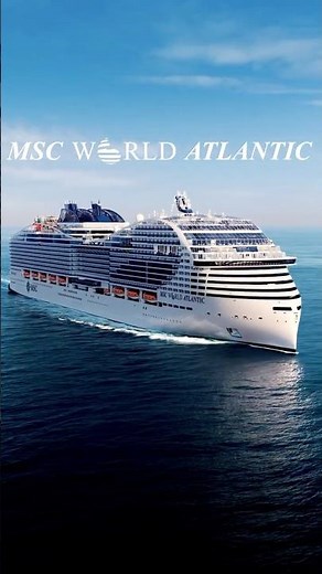 Be among the first to experience the fourth addition to our World Class fleet: MSC World Atlantic 🌎