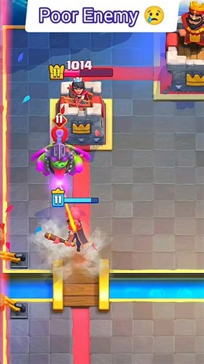 Poor Enemy Caught #clashroyale #shorts