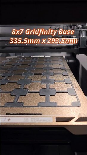3D Printing a 7x8 Gridfinity Base for the Start of a Drawer Organizing System.