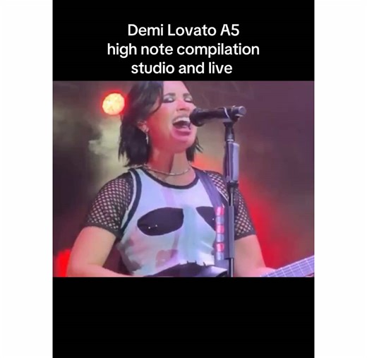 Demi Lovato High Note Compilation: Studio & Live Performances
