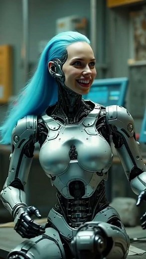 💫 The Awakening of a Robot Girl | Heartfelt Sci-Fi Moment 🤖💔 #robot #robotgirl