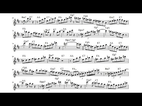 John Coltrane's Solo on Giant Steps | Jazz Solo Transcription