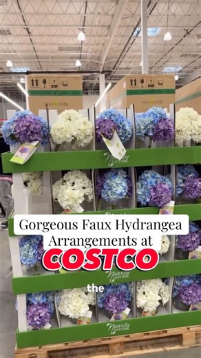 Gorgeous Faux Hydrangea Arrangements are BACK at Costco!#costco_empties #costcofinds #costco