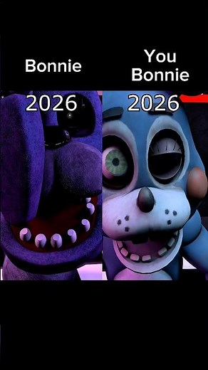Bonnie VS Toy Bonnie over the years