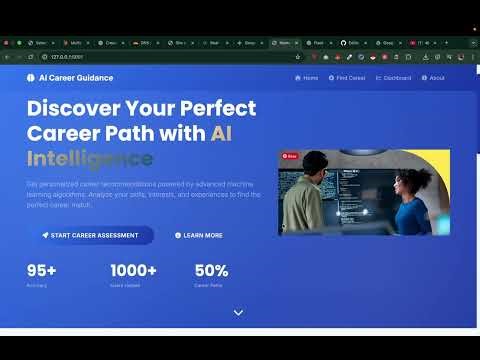 AI Career Guidance System using Machine Learning | Final Year Project | Source Code | Python Flask