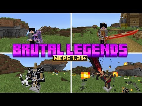 MINECRAFT || Release Brutal Legends Addon Full Efek!! - Mcpe 1.21+
