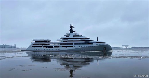 110M Lürssen Superyacht O3 On The Move For Latest Set Of Sea Trials