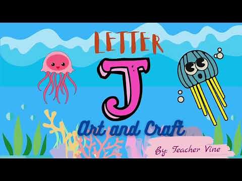 LETTER J ART AND CRAFT