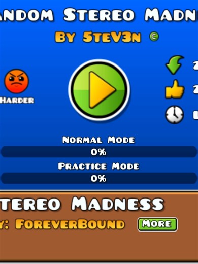 can I do it first try? #geometrydash #gd #gaming #challenge #fyp