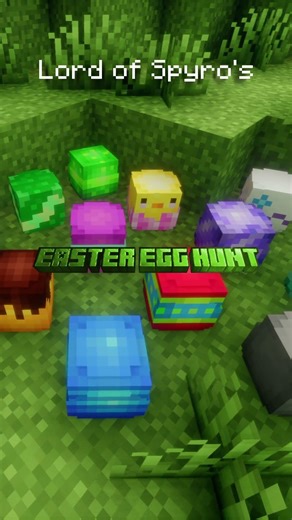 I Added an Easter Egg Hunt to Minecraft #minecraft #datapack #datapacks #minecraftshorts