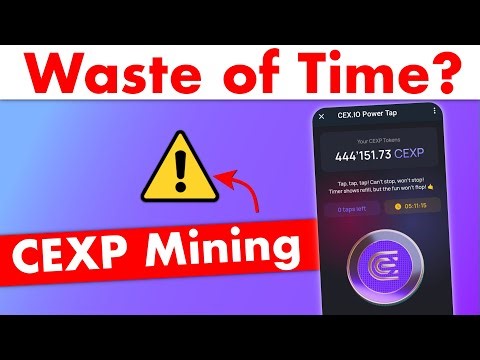 CEXP Coin Tap Mining - Legit or Another Scam?